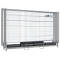 Twin pallet | for 10 mobile fences | and 10 base plates